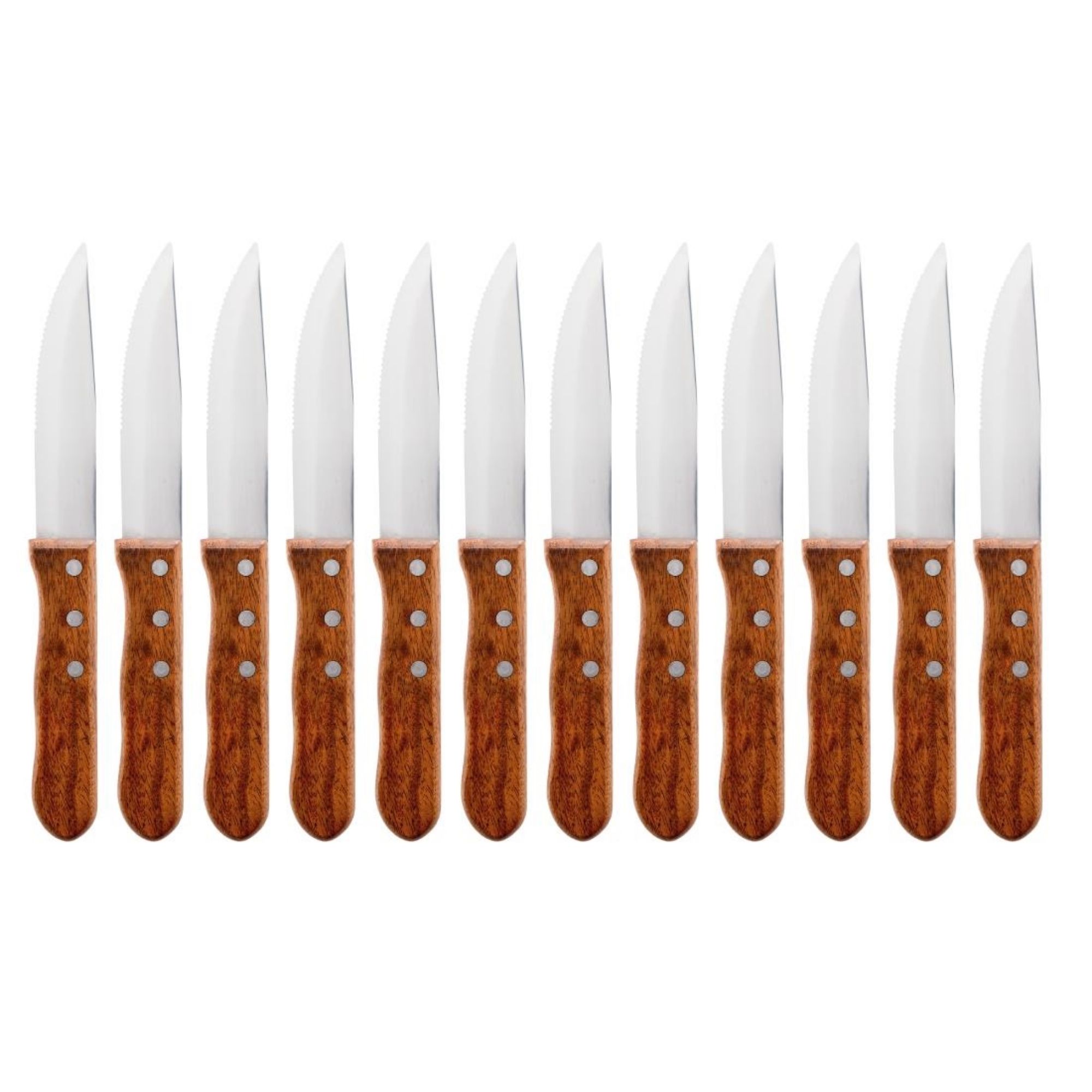 Picture of Olympia Jumbo Steak Knives Rosewood Handle (12 Pack)
