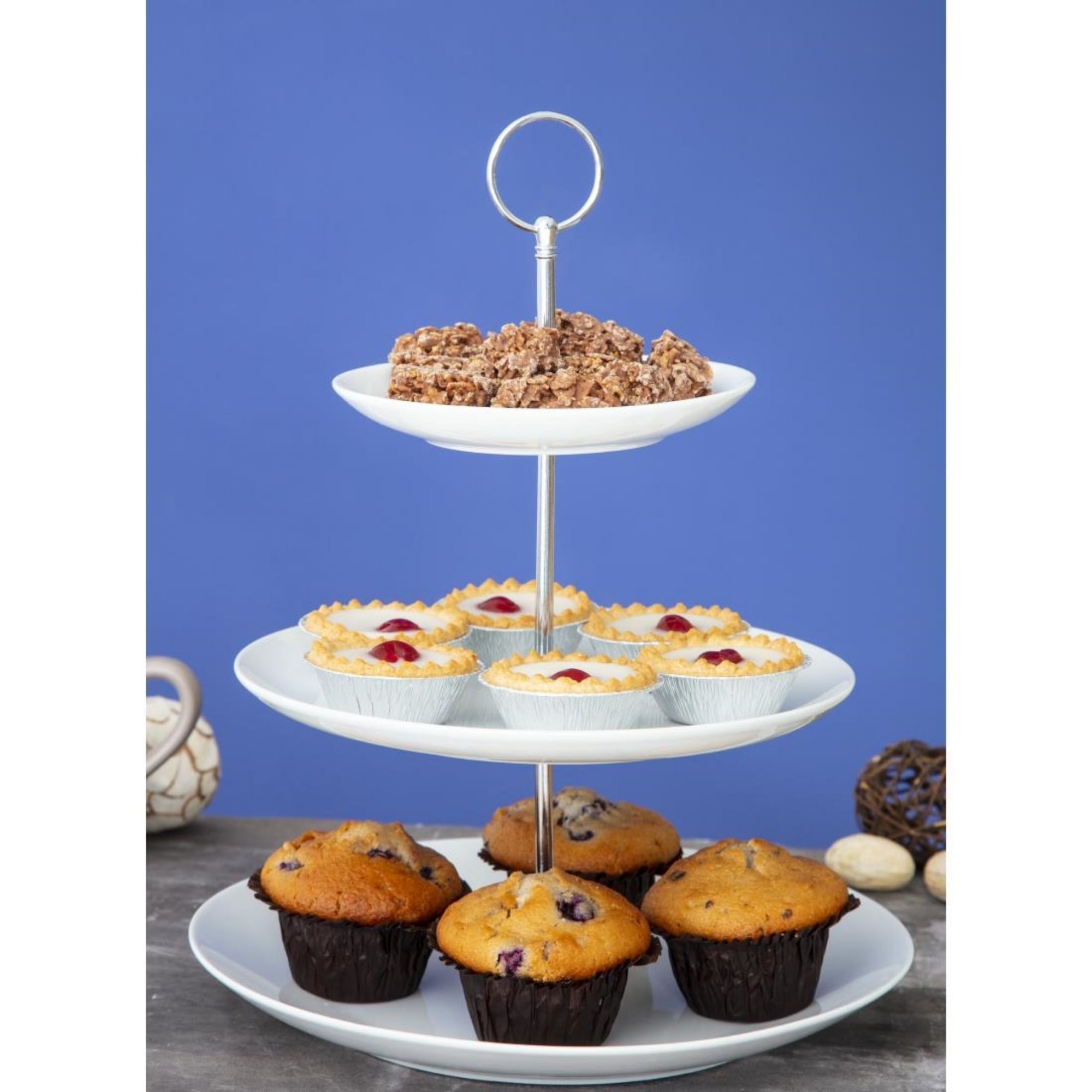 Picture of Olympia 3 Tier Afternoon Tea Cake Stand