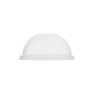Picture of Vegware Compostable Cold Cup Domed Lids 340ml / 12oz and 455ml / 16oz (1000 pack)