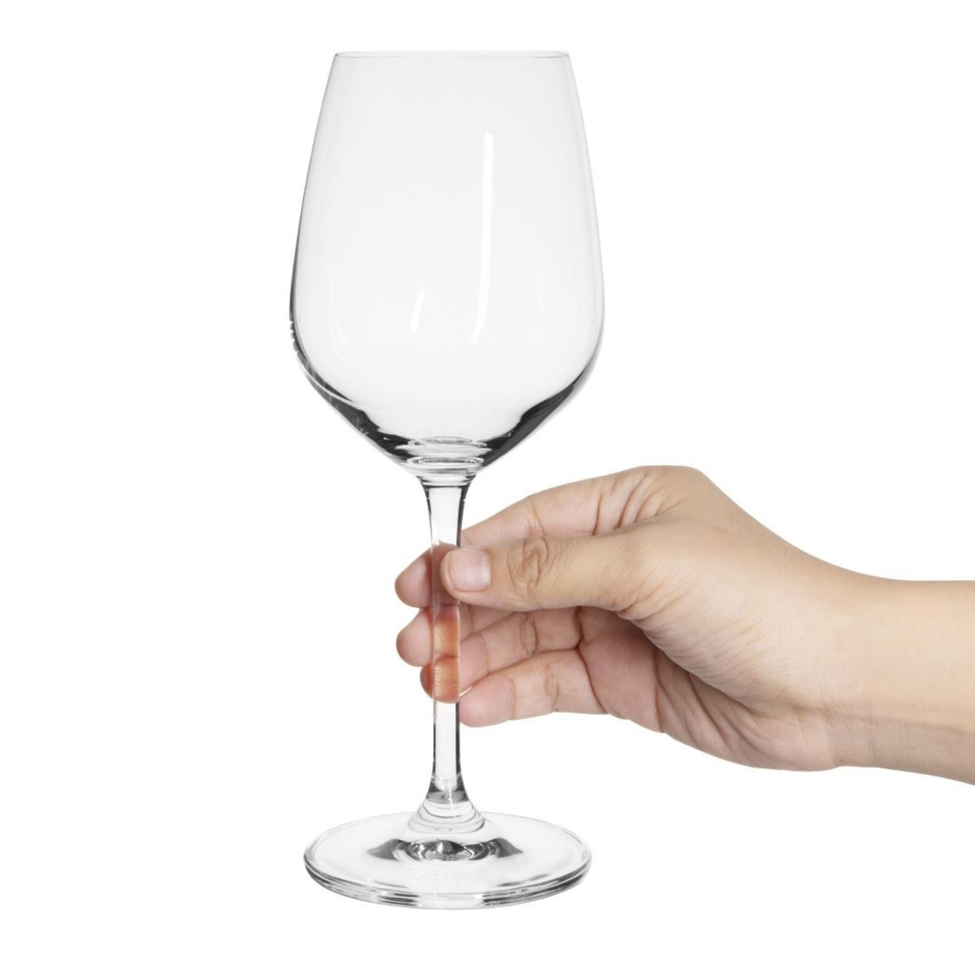 Picture of Olympia Chime Crystal Wine Glasses 365ml (Pack of 6)