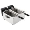 Picture of Caterlite Light Duty Twin Tank Twin Basket Electric Fryer 2x2kW