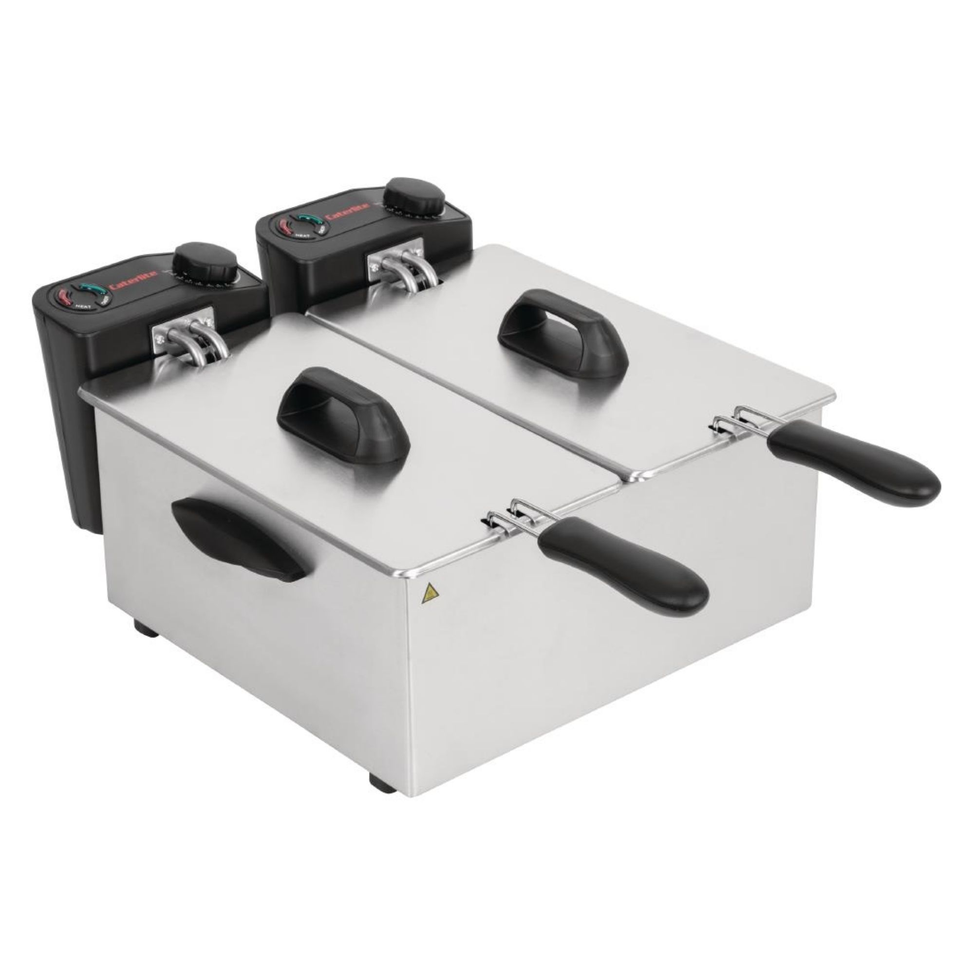 Picture of Caterlite Light Duty Twin Tank Twin Basket Electric Fryer 2x2kW
