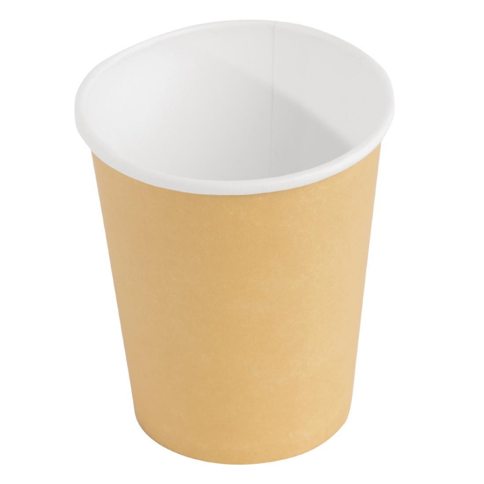 Picture of Fiesta Recyclable Coffee Cups Single Wall Kraft 225ml / 8oz (Pack of 1000)