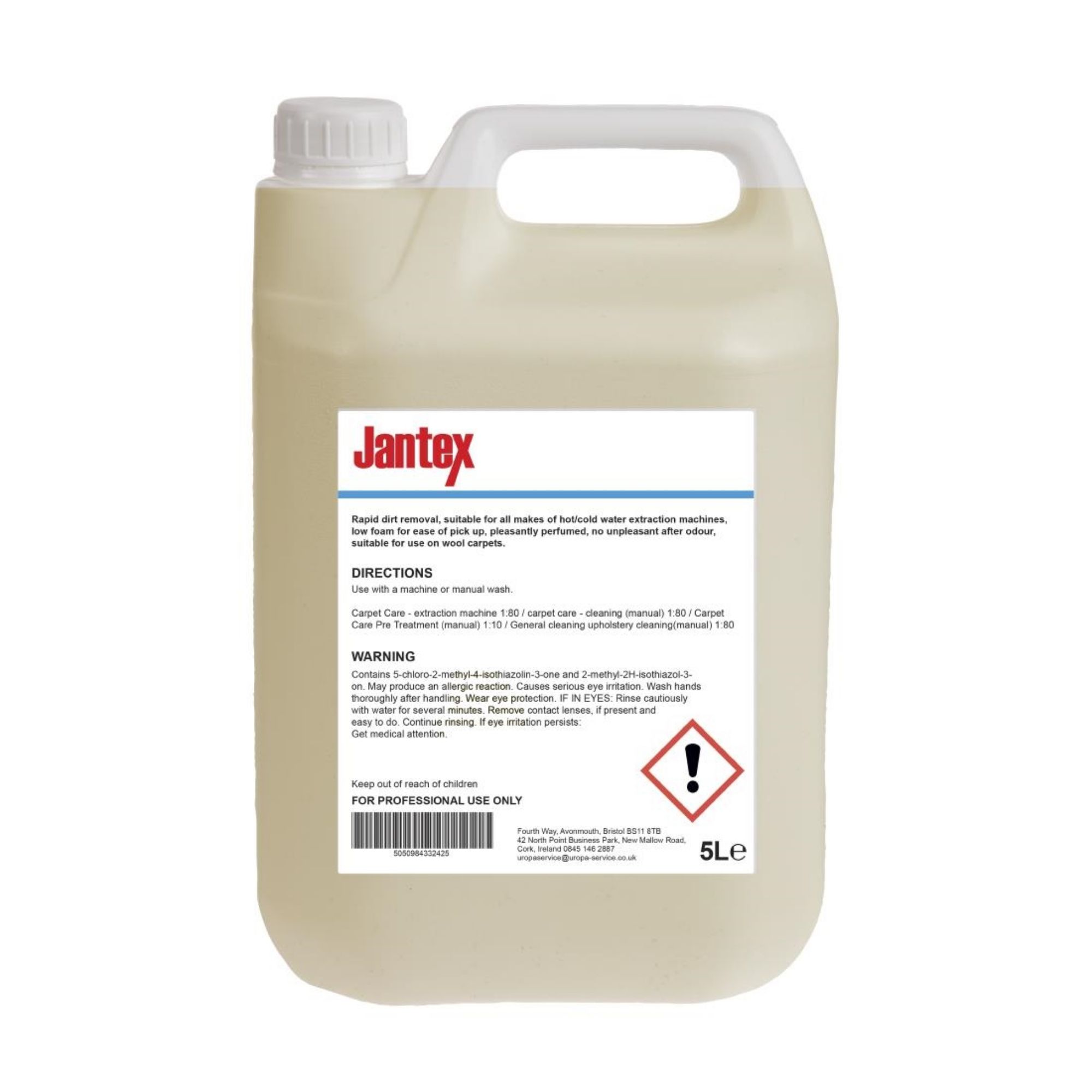 Picture of Jantex Carpet Shampoo Concentrate 5Ltr