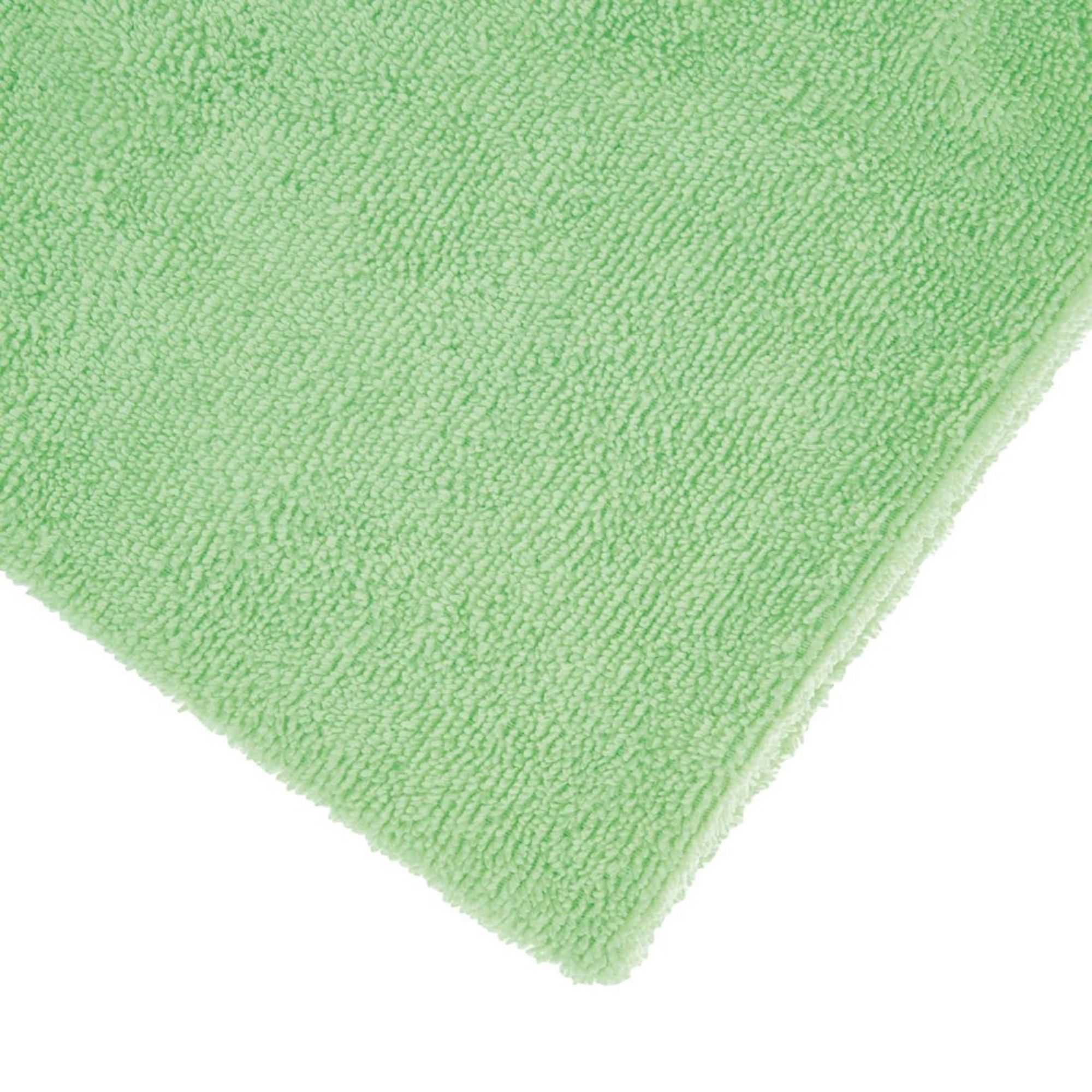 Picture of Jantex Microfibre Cloths Green (Pack of 5)