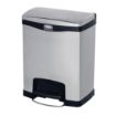 Picture of Rubbermaid Slim Jim Front Step on Pedal Bin Stainless Steel 30Ltr