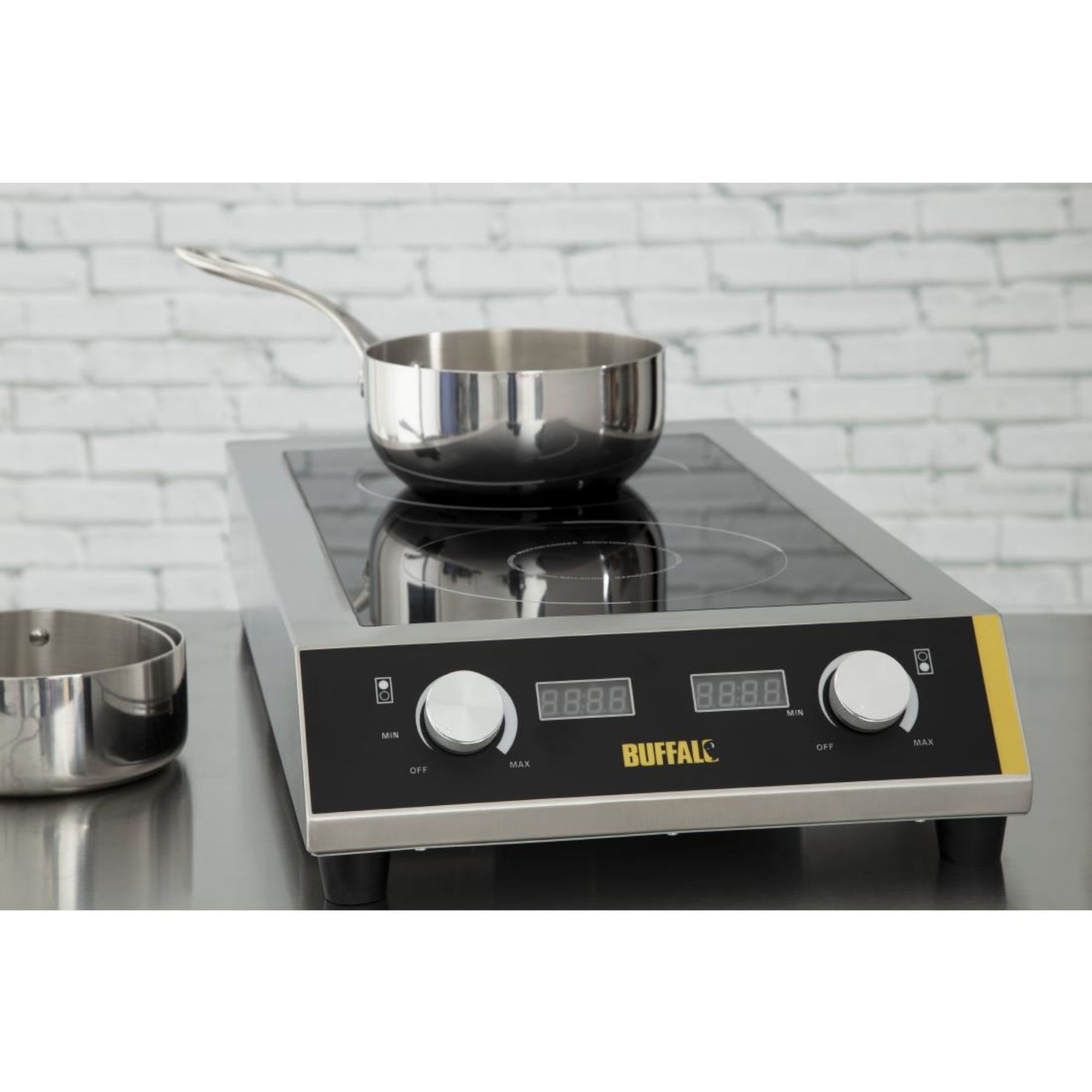 Picture of Buffalo Heavy Duty Double Induction Hob 7kW