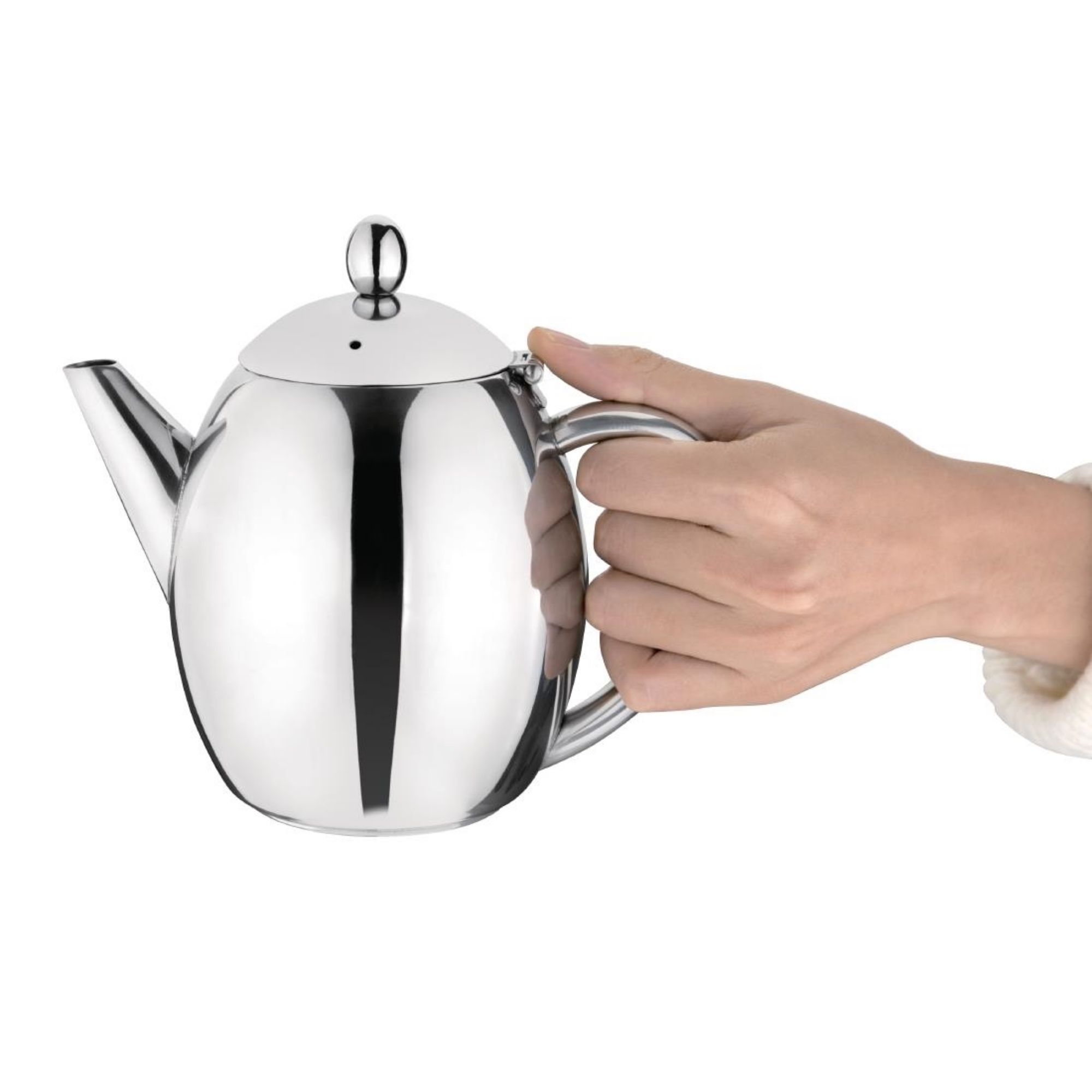 Picture of Olympia Richmond Stainless Steel Teapot 1Ltr