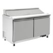 Picture of Polar U-Series Double Door Prep Counter Fridge 527Ltr