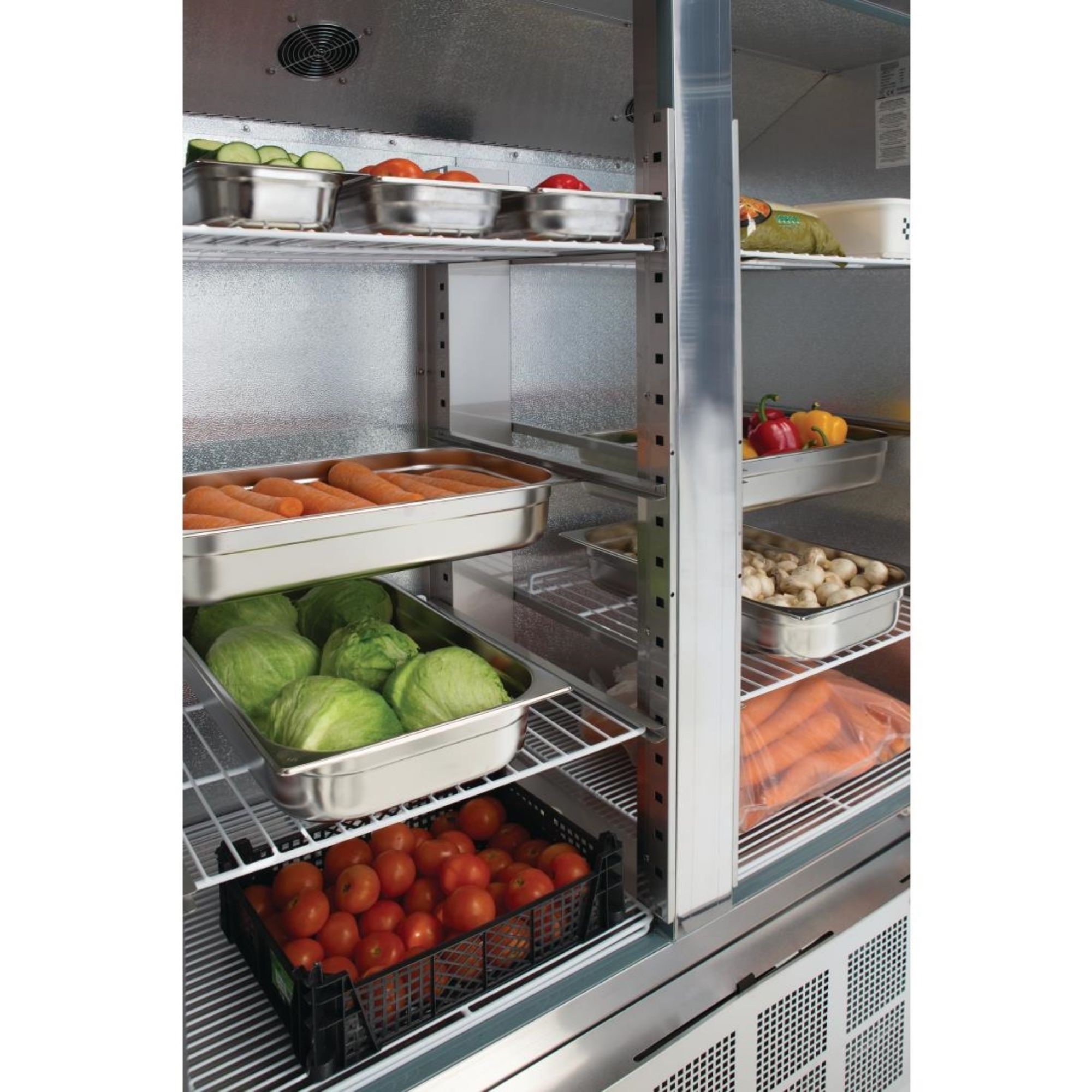 Picture of Polar G-Series Double Door Slimline Fridge 960Ltr