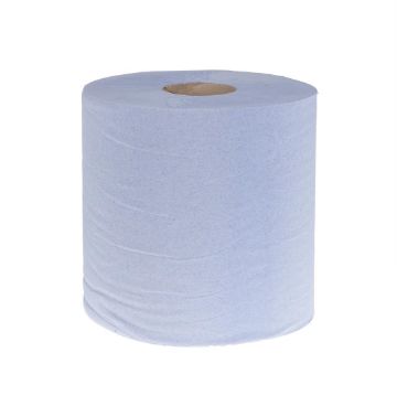 Picture of Jantex Blue Centrefeed Rolls 1ply 285m (Pack of 6)
