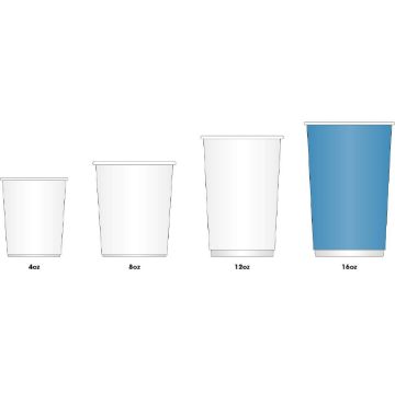 Picture of Fiesta Recyclable Coffee Cups Single Wall Black 455ml / 16oz (Pack of 1000)