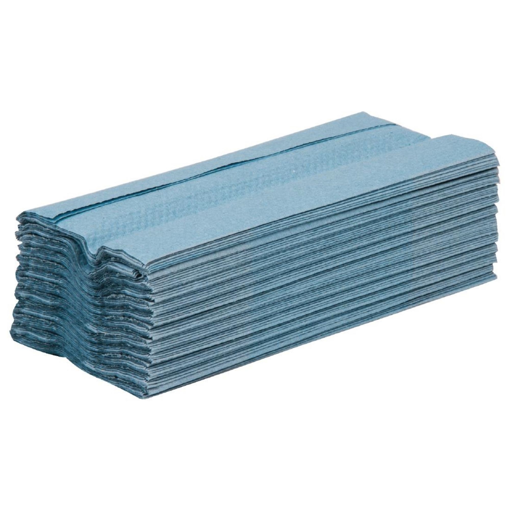 Picture of Jantex C Fold Paper Hand Towels Blue 1-ply 2640 sheets