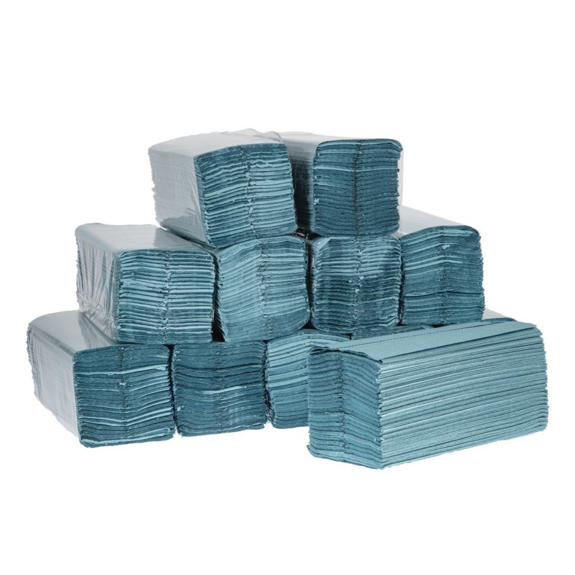 Picture of Jantex C Fold Paper Hand Towels Blue 1-ply 2640 sheets
