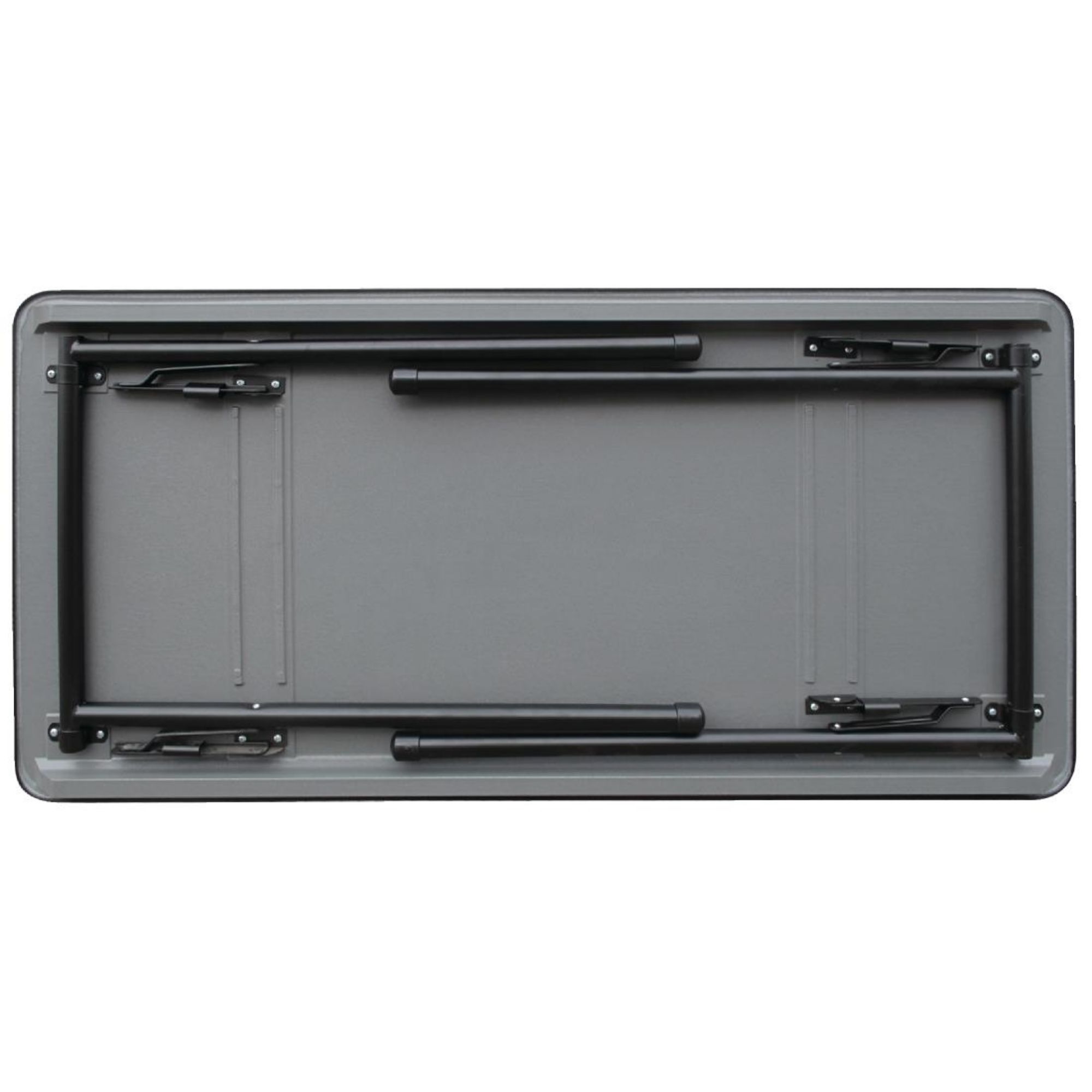 Picture of Bolero ABS Rectangular Folding Table Grey 4ft (Single)