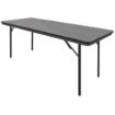 Picture of Bolero ABS Rectangular Folding Table Grey 6ft (Single)