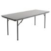 Picture of Bolero ABS Rectangular Folding Table Grey 6ft (Single)