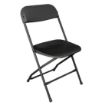 Picture of Bolero PP Folding Chairs Black (Pack of 10)