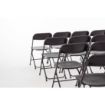 Picture of Bolero PP Folding Chairs Black (Pack of 10)