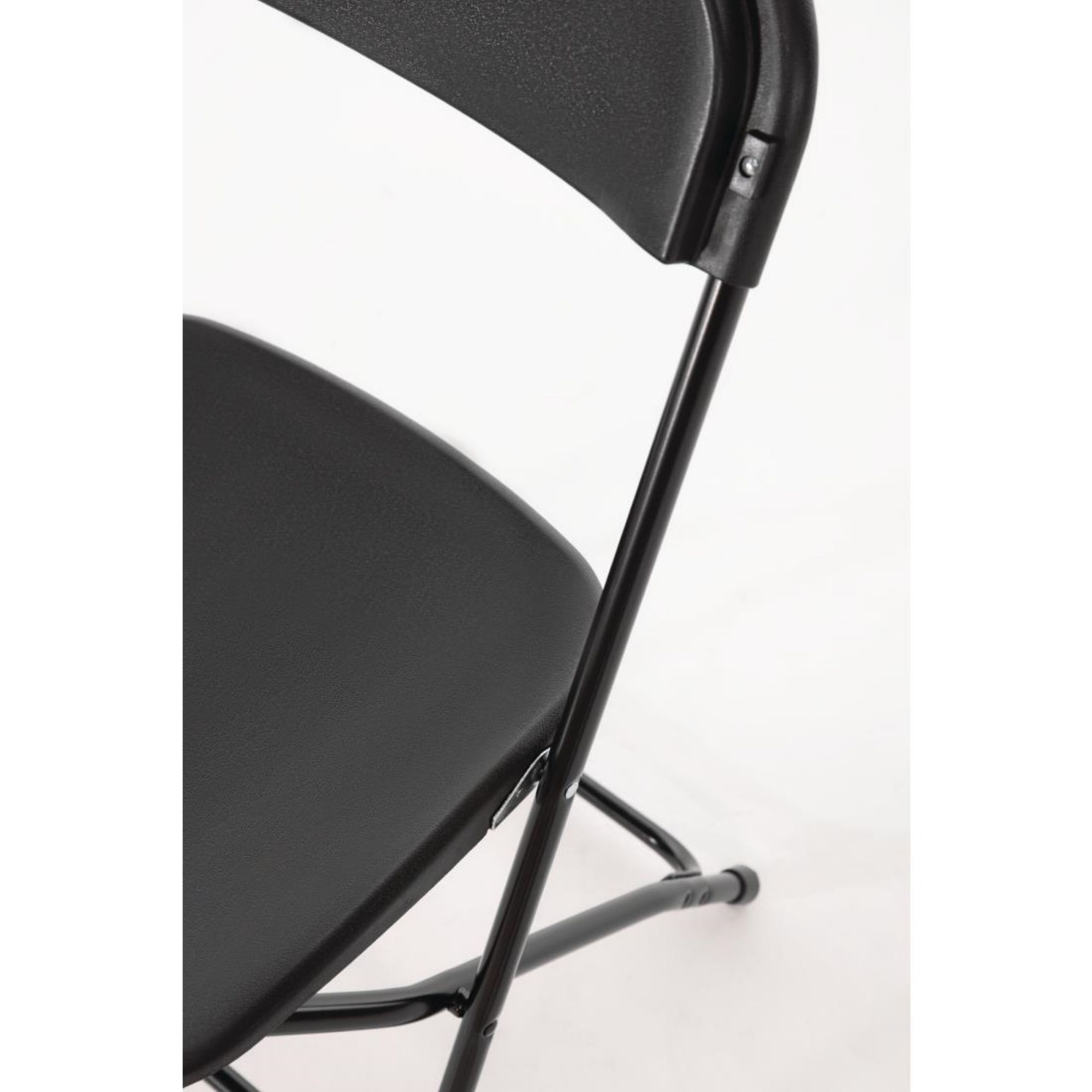 Picture of Bolero PP Folding Chairs Black (Pack of 10)