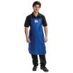 Picture of Burnguard Nylon QuicKlean Bib Apron Blue