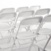 Picture of Bolero PP Folding Chairs White (Pack of 10)
