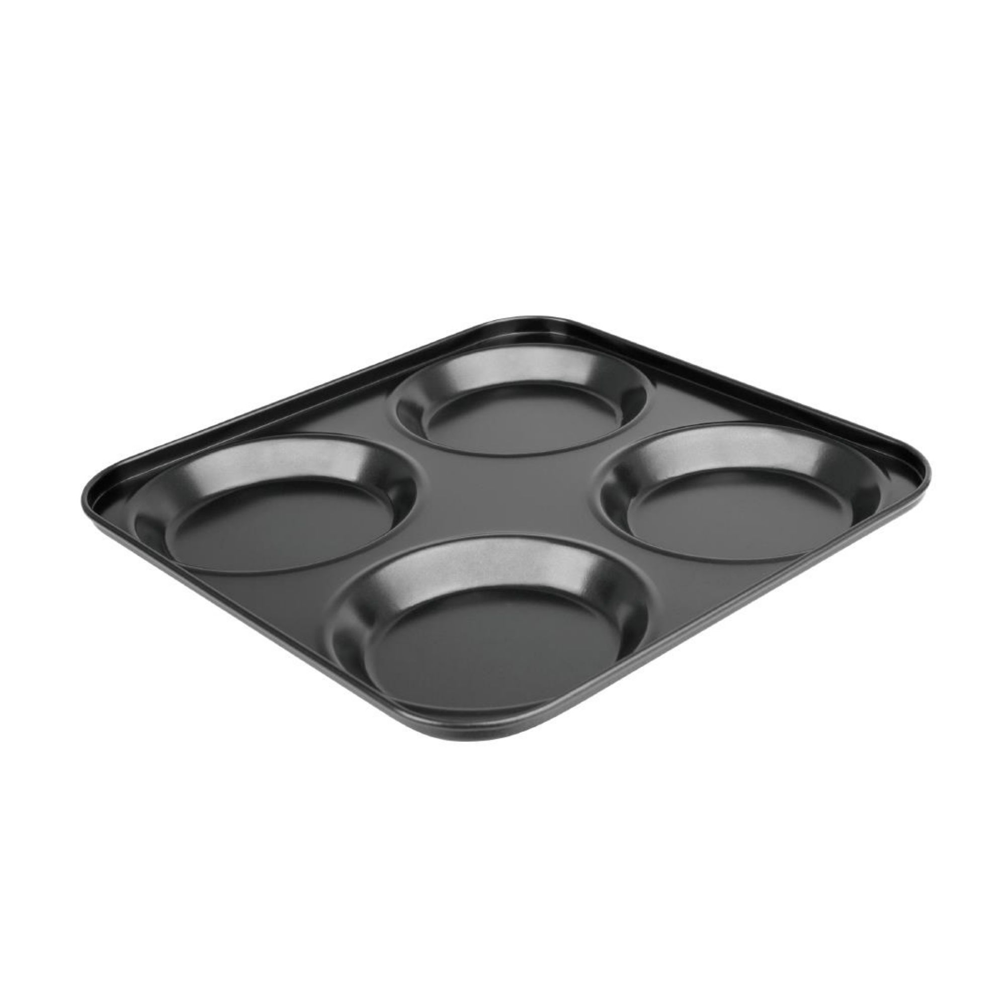 Picture of Vogue Carbon Steel Non-Stick Yorkshire Pudding Tray 4 Cup