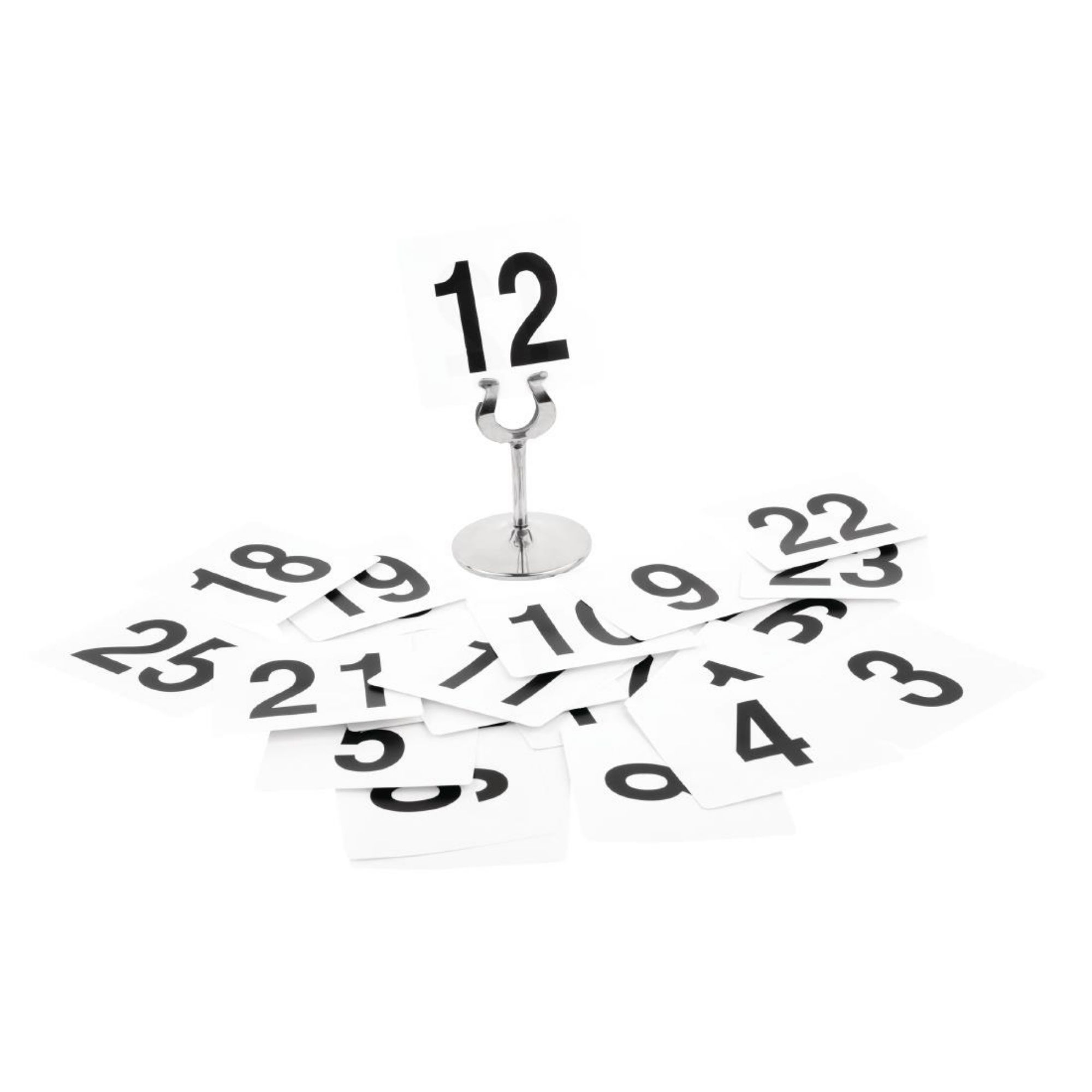 Picture of Olympia Plastic Table Numbers Inserts 1-25