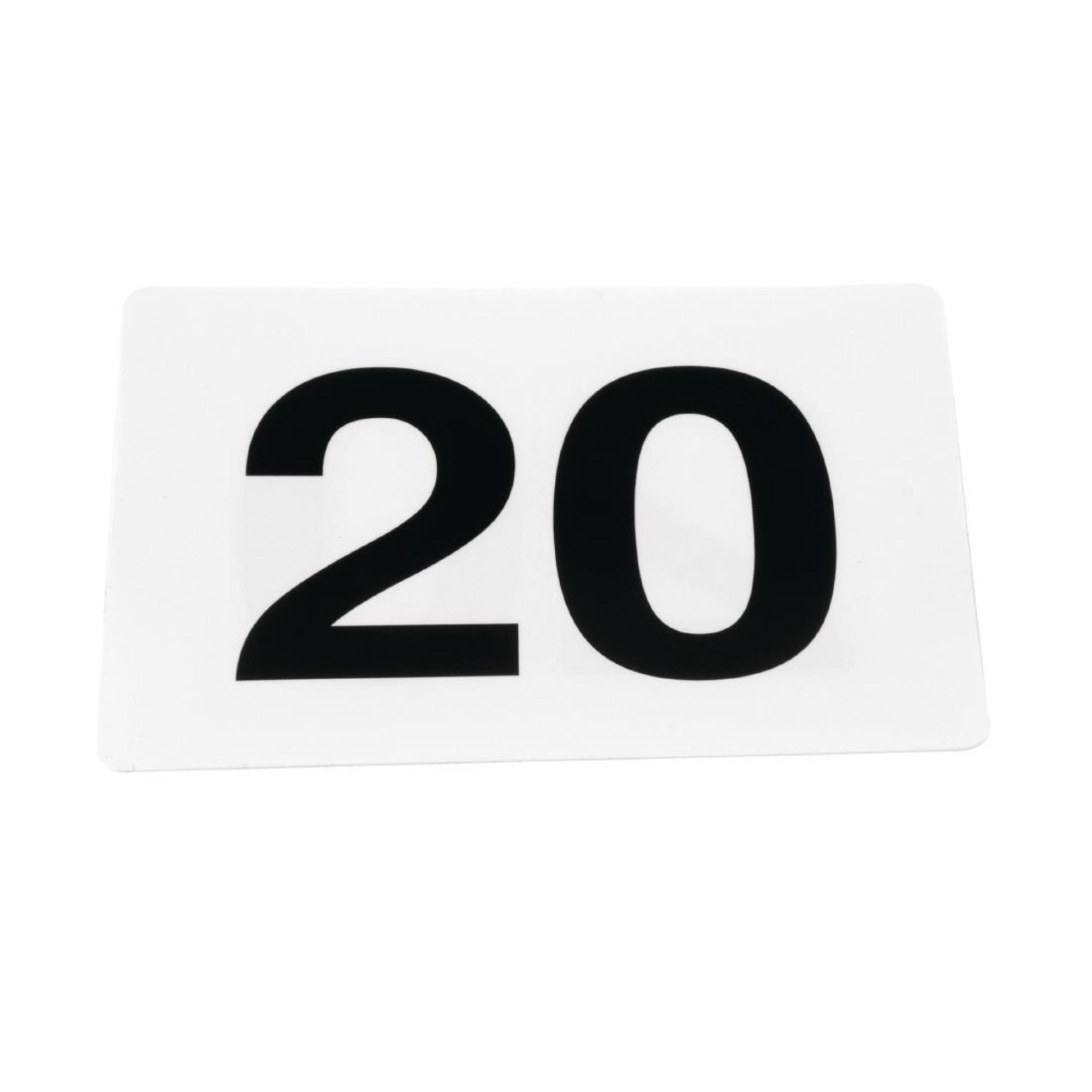 Picture of Olympia Plastic Table Numbers Inserts 1-25