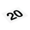 Picture of Olympia Plastic Table Numbers Inserts 1-25