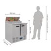 Picture of Polar G-Series Pizza Prep Counter Fridge 254Ltr