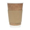 Picture of Fiesta Compostable Corrugated Cup Sleeves for 12/16oz Cups (Pack of 1000)