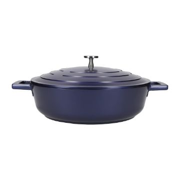 Picture of Masterclass Shallow Casserole Dish Blue 4Ltr