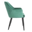 Picture of Bolero Lia Velvet Effect Chairs Dark Green (Set of 2)