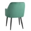 Picture of Bolero Lia Velvet Effect Chairs Dark Green (Set of 2)