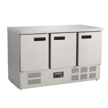 Picture of Polar G-Series Triple Door Counter Fridge 368Ltr