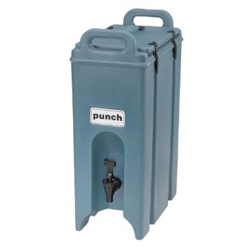 Picture of Cambro 500LCD Camtainer Insulated Beverage Dispenser Slate Blue 18Ltr