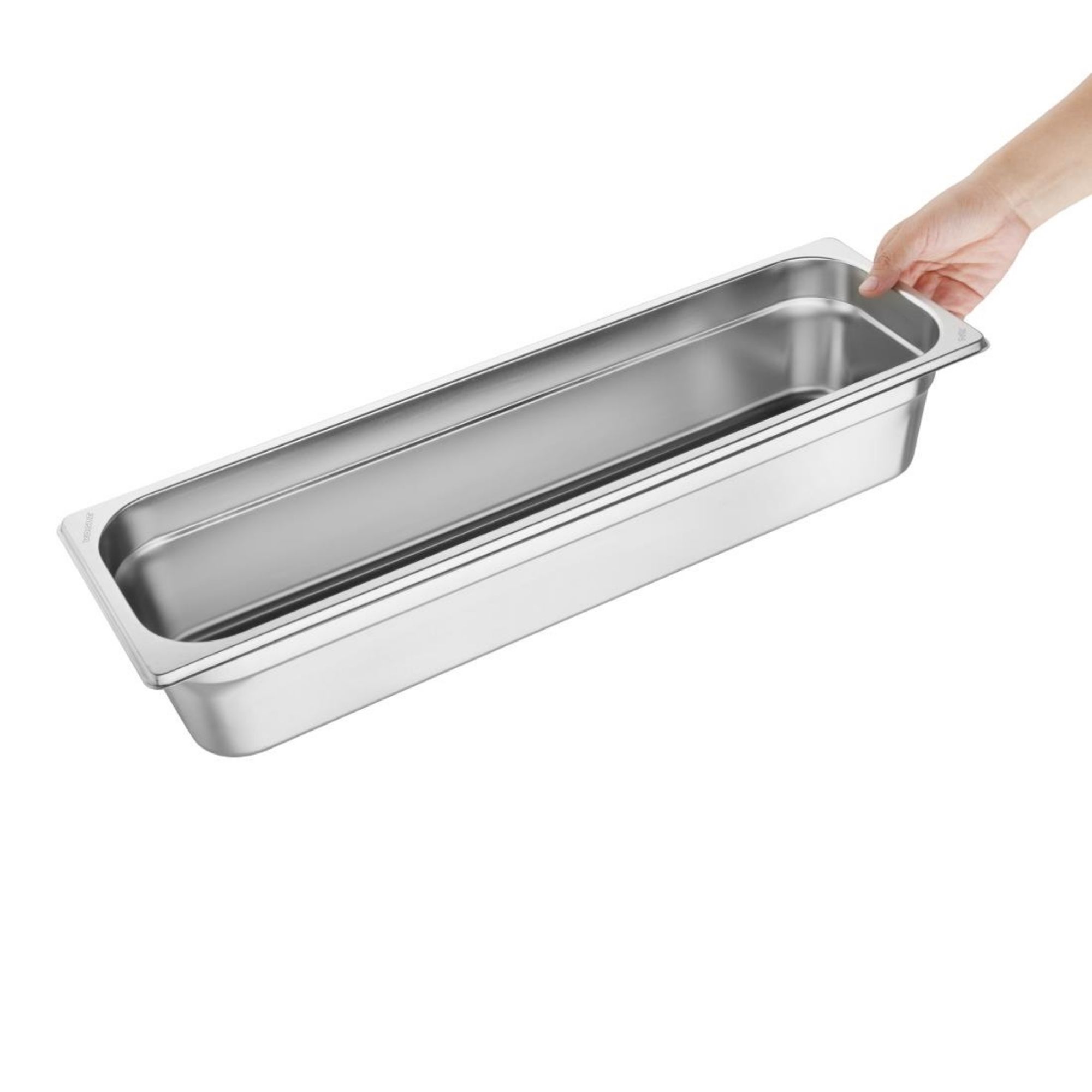 Picture of Vogue Stainless Steel Gastronorm 2/4 Tray 100mm