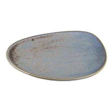 Picture of Olympia Ember Blue Triangle Plates 190mm (Pack of 6)