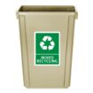 Picture of Jantex Slim Bin Beige 60Ltr