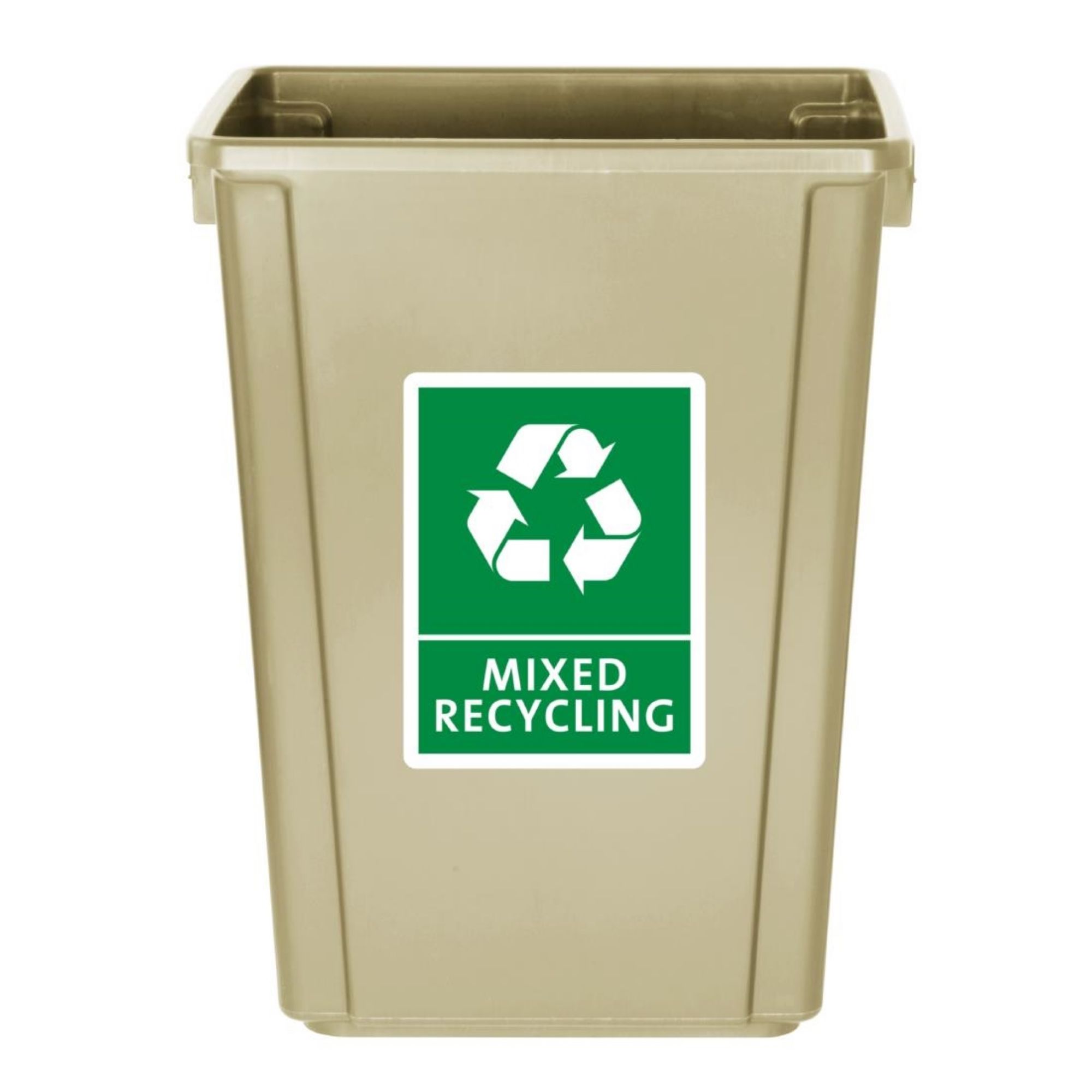 Picture of Jantex Slim Bin Beige 60Ltr
