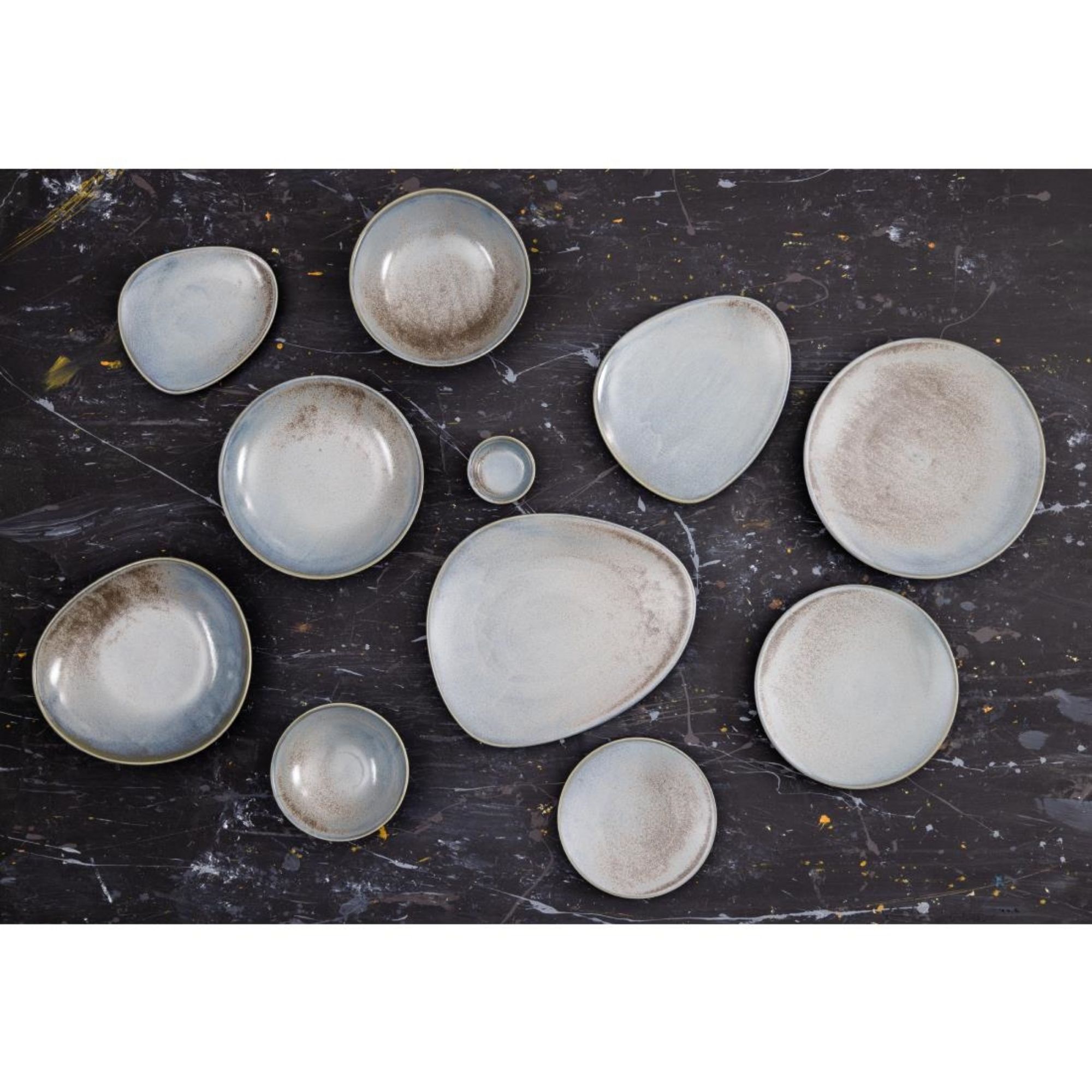 Picture of Olympia Ember Blue Dipping Dishes 78mm (8 pack)