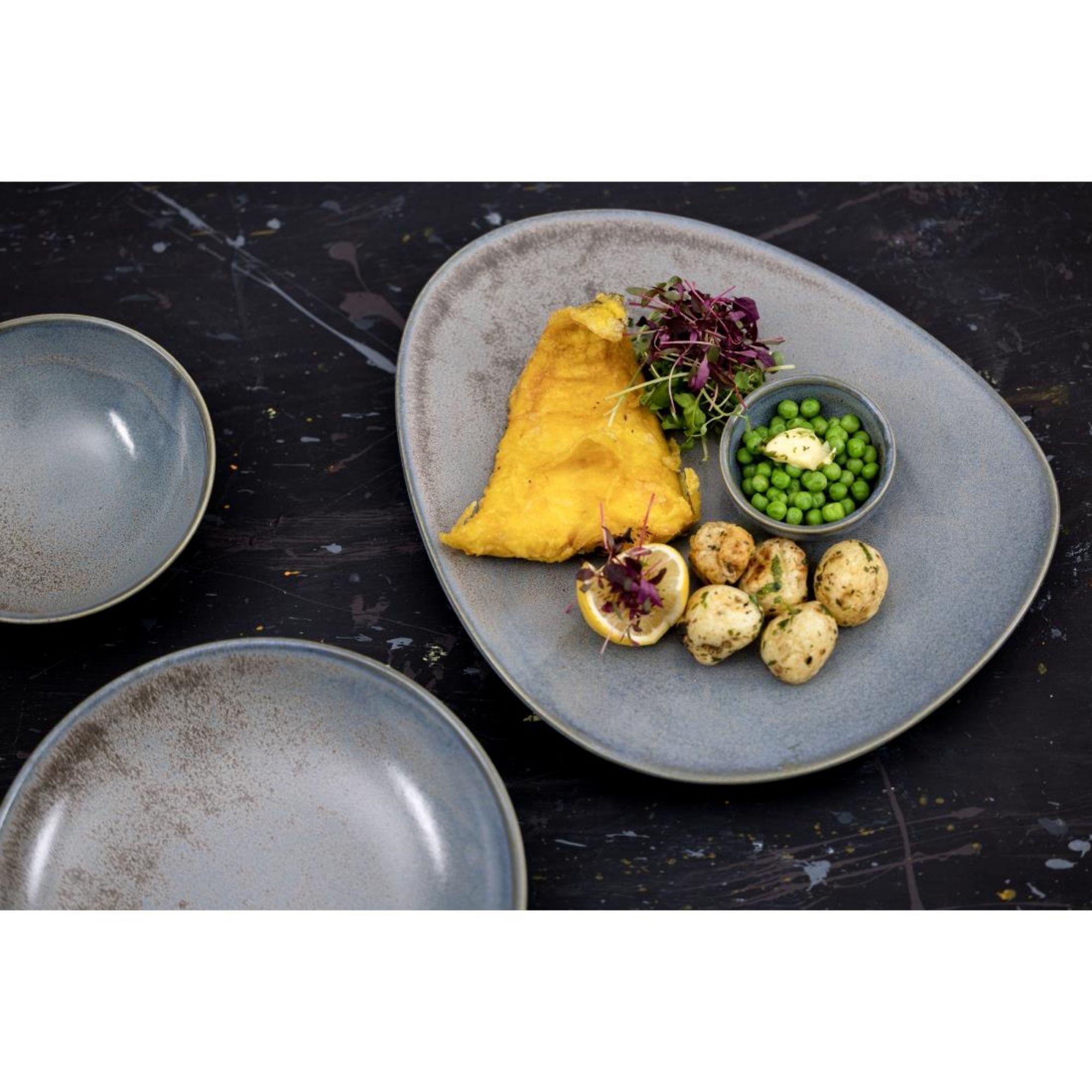 Picture of Olympia Ember Blue Dipping Dishes 78mm (8 pack)