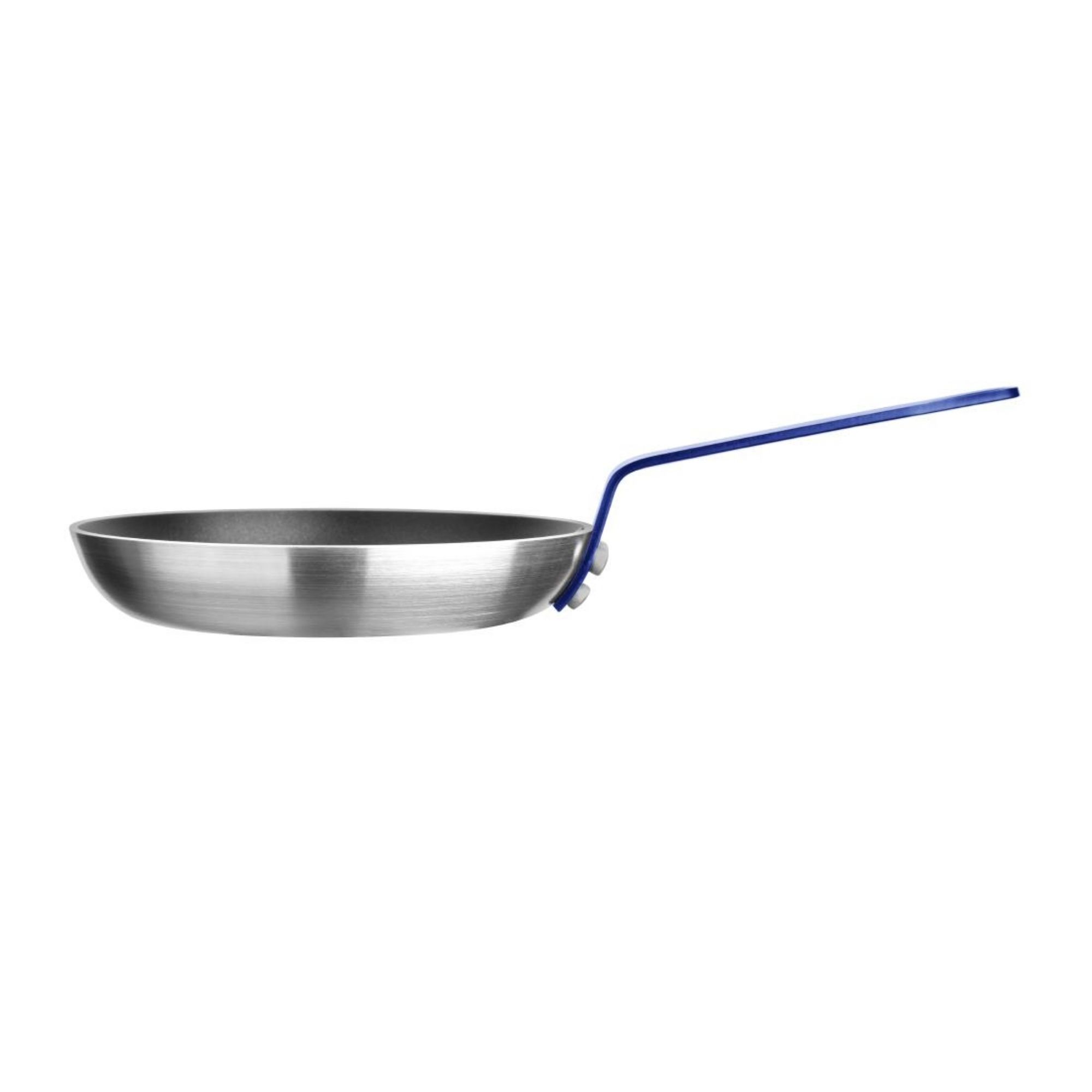 Picture of Hygiplas Aluminium Non-Stick Teflon Platinum Plus Frying Pan with Blue Handle 19cm