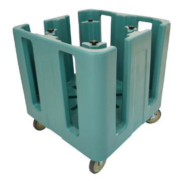 Picture of Cambro Compact Adjustable Dish Caddy Slate Blue