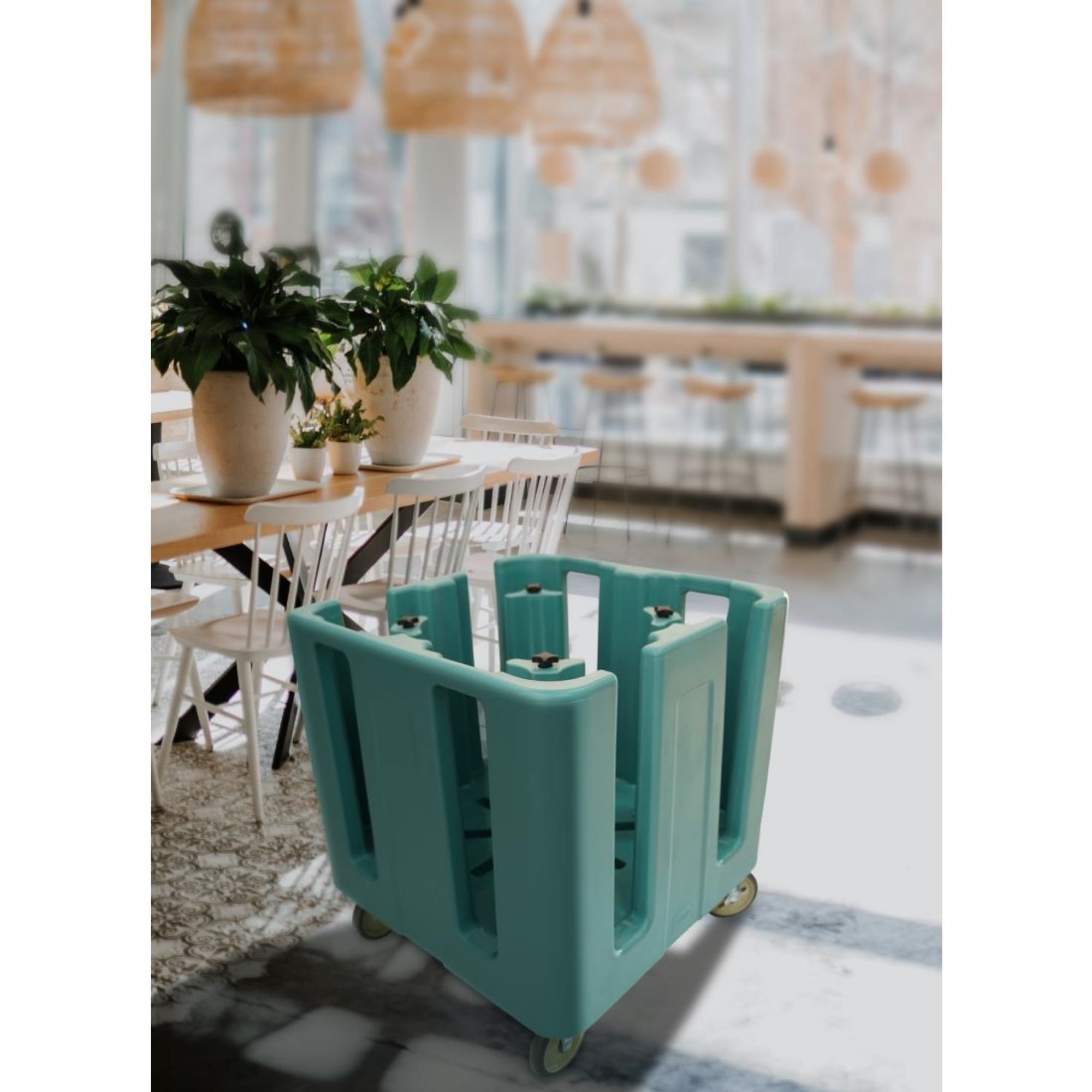 Picture of Cambro Compact Adjustable Dish Caddy Slate Blue