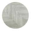 Picture of Bolero Pre-Drilled Round Table Top Chevron Design 600mm