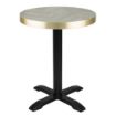 Picture of Bolero Pre-Drilled Round Table Top Chevron Design 600mm