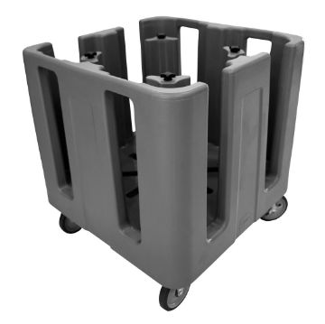 Picture of Cambro Compact Adjustable Dish Caddy Black
