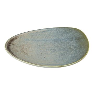 Picture of Olympia Ember Blue Triangle Plates 250mm (Pack of 6)